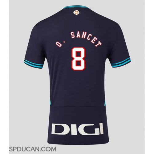 Muški Nogometni Dres Athletic Bilbao Oihan Sancet #8 Gostujuci 2025-26 Kratak Rukav